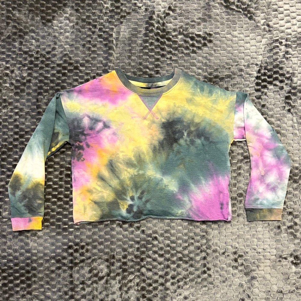 Art Class Multicolor Tie-Dye Kids Sweatshirt